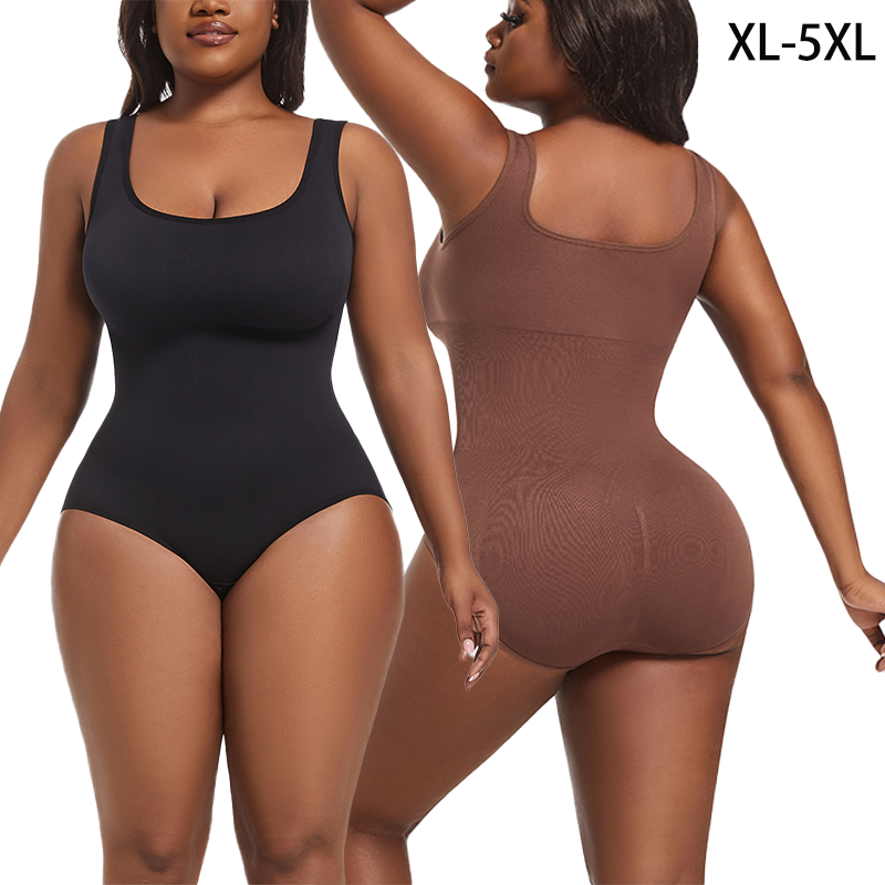 Shapewear Bodysuit Firm - Women Plus Size Compression Camisole Tummy