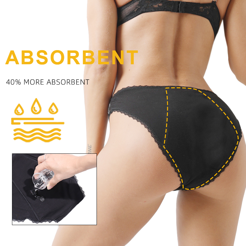 Bamboo Comfortable women's per - Period Panty Absorbent reseña y precio