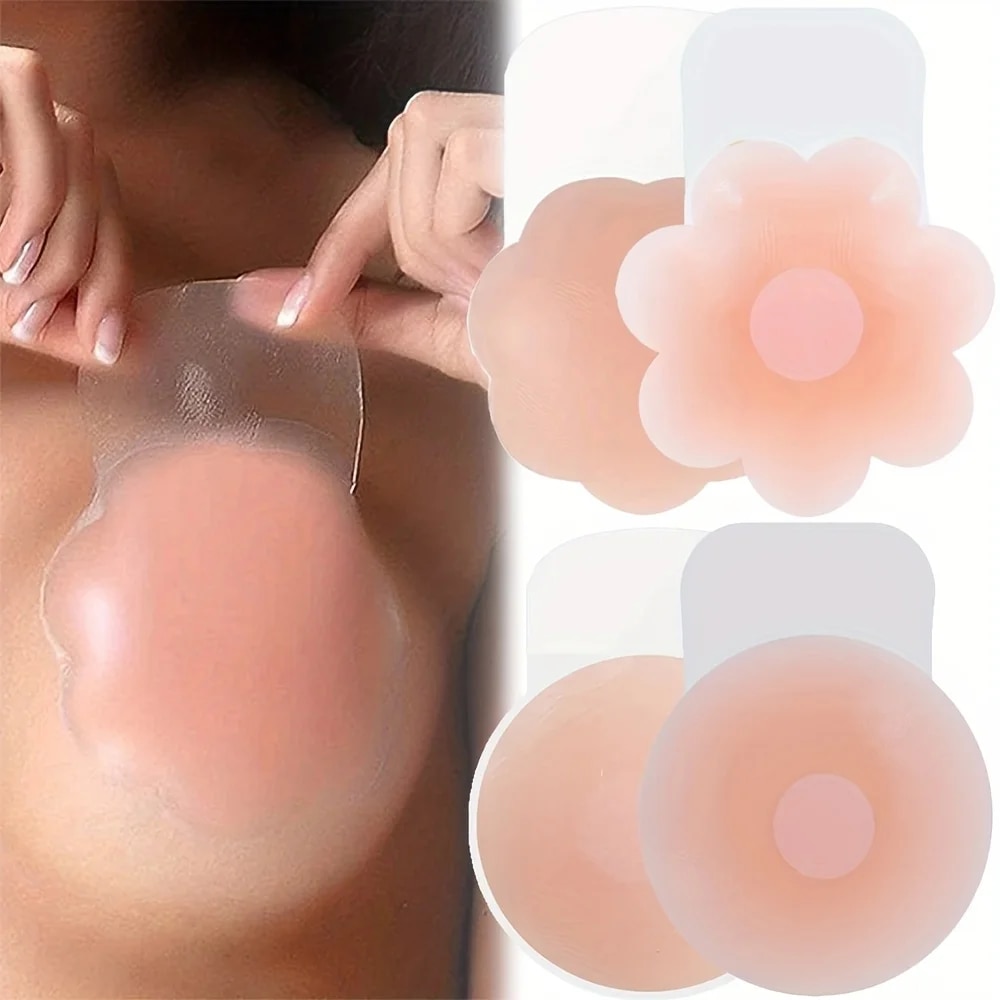 1Pairs Silicone Nipple Cover L - Push Up Bra Padded reseña y precio