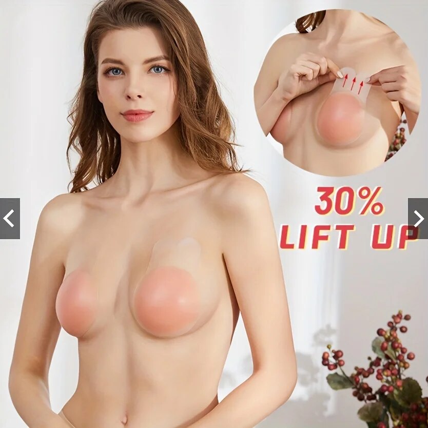 1Pairs Silicone Nipple Cover L - Push Up Bra Padded reseña y precio