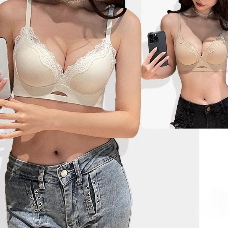 Elegant Matte Lace Bralette AB - Bralette Wireless Soft reseña y precio