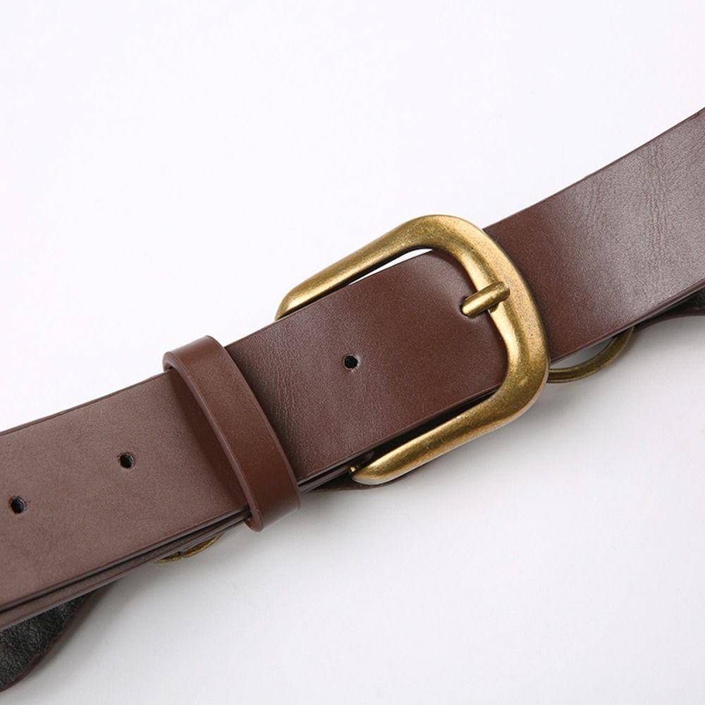 Grommet PU Leather Waist Belt  - Corset Waist Cinch reseña y precio