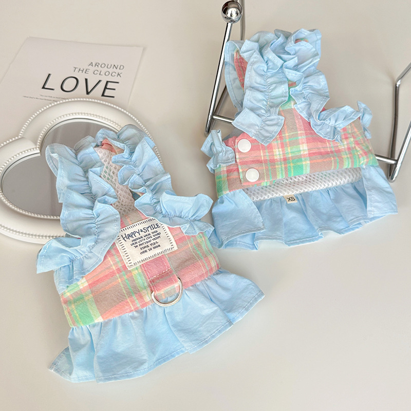 Pet Plaid Leash Vest Style Sma - Lace Teddy Lingerie reseña y precio