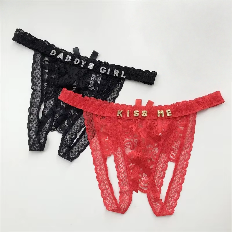 Customized Crystal Name Letter - Thong Bikini Women reseña y precio