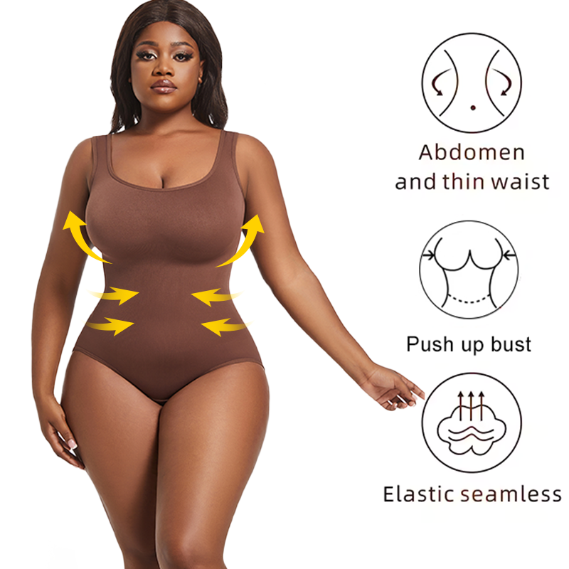Women Plus Size Compression Ca - Shapewear Bodysuit Firm reseña y precio