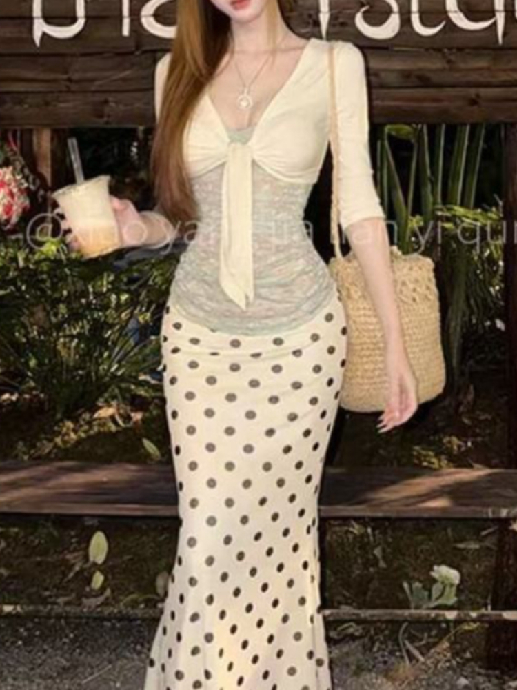 Japanese Vintage 3-piece Set W - Cami Top Lace reseña y precio