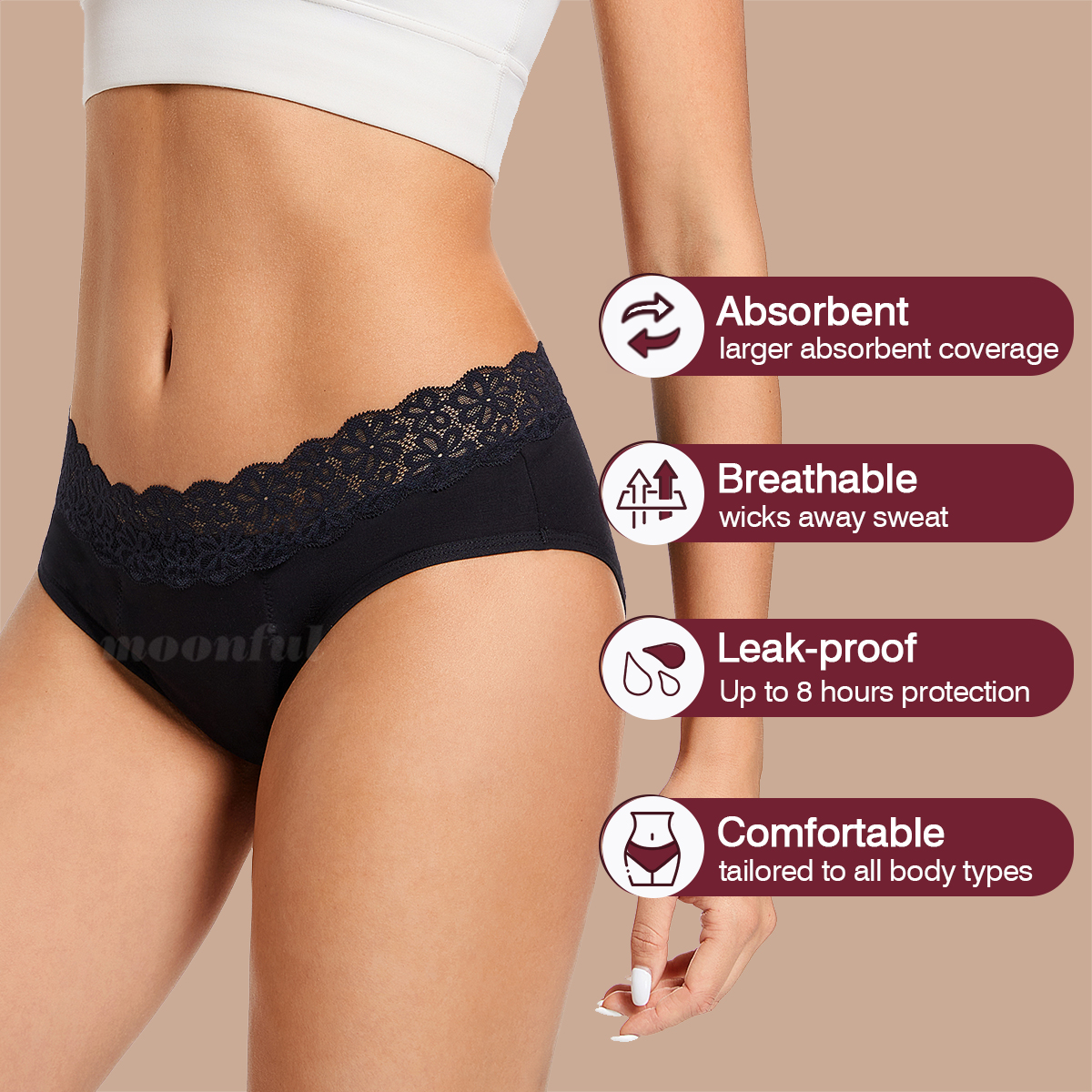 Menstrual Cycle Absorbent Unde - Period Panty Absorbent reseña y precio
