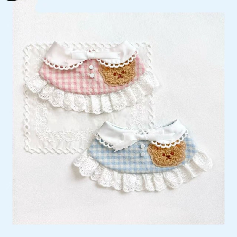 Pet Spring Plaid Cute Bib Pet  - Lace Teddy Lingerie reseña y precio
