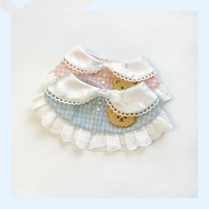 Pet Spring Plaid Cute Bib Pet  - Lace Teddy Lingerie reseña y precio