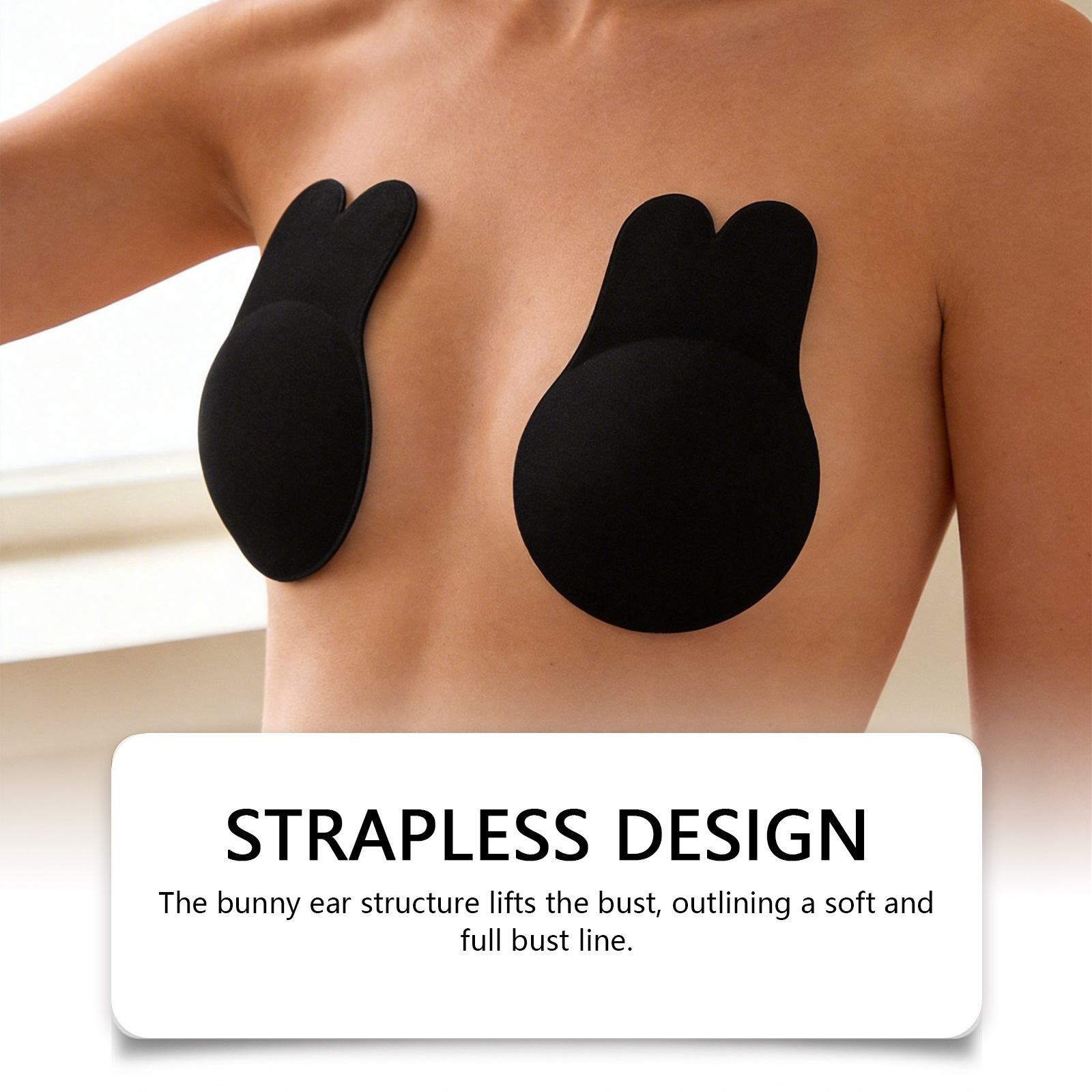 Rabbit Ear Invisible Nipple Co - Nipple Cover Pasties reseña y precio