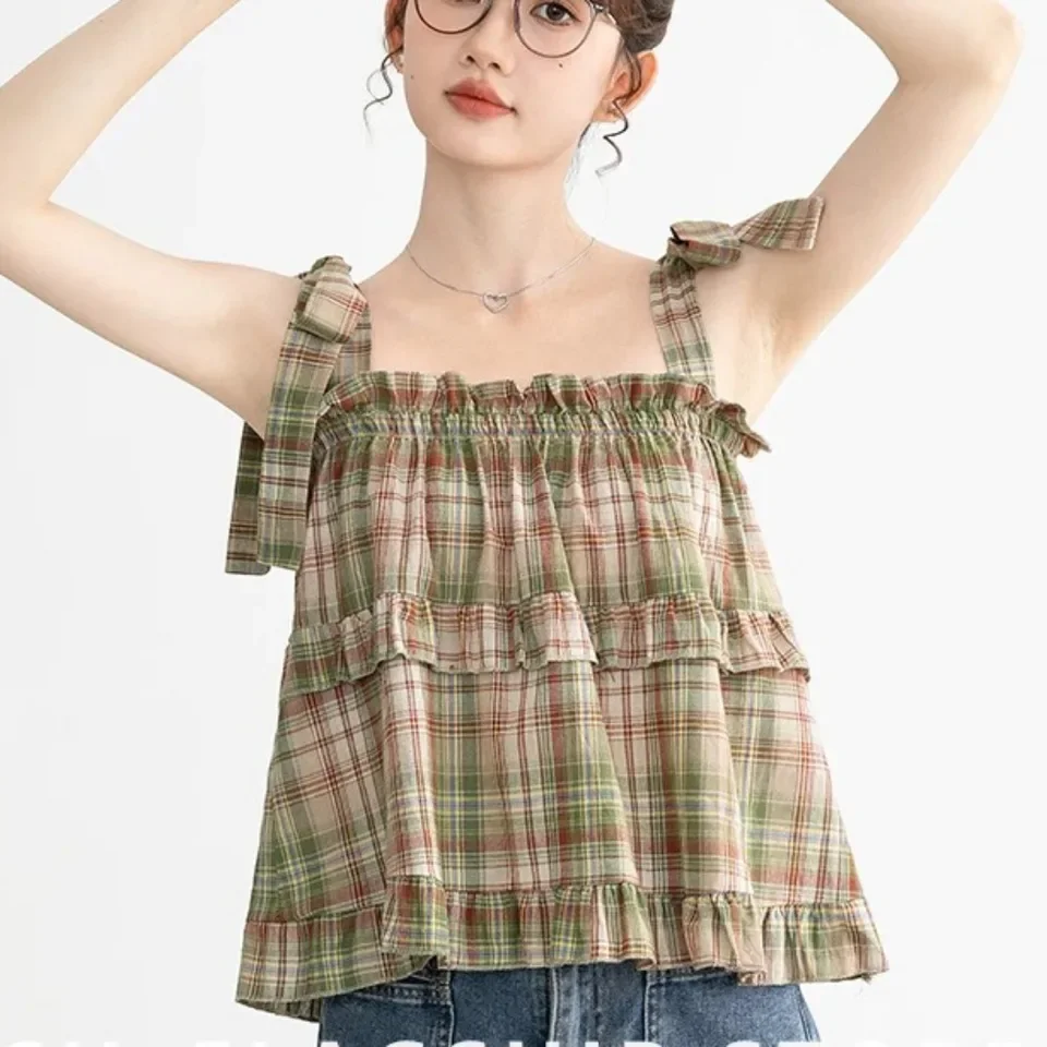 Y2K Hot Women Summer Acubi Jap - Cami Top Lace reseña y precio