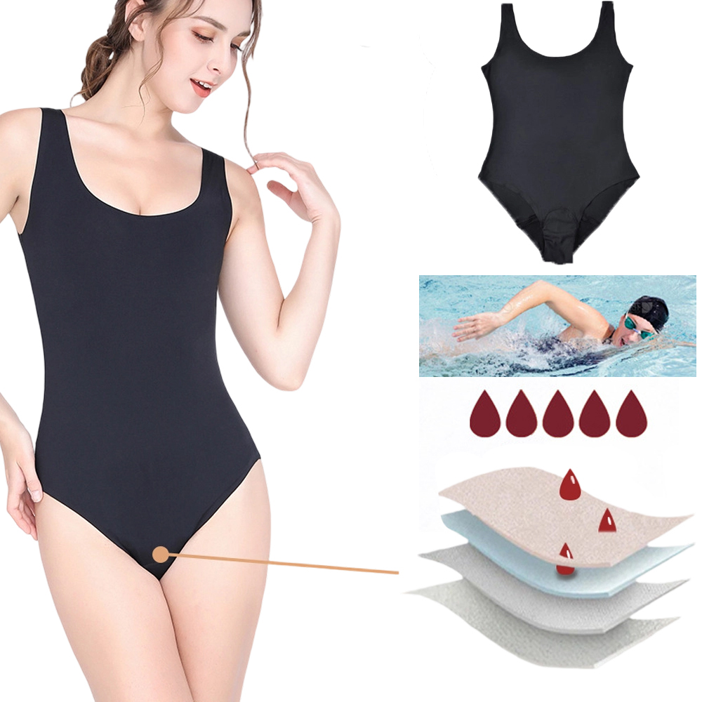 Menstrual Swimsuit Women 4 Lay - Period Panty Absorbent reseña y precio