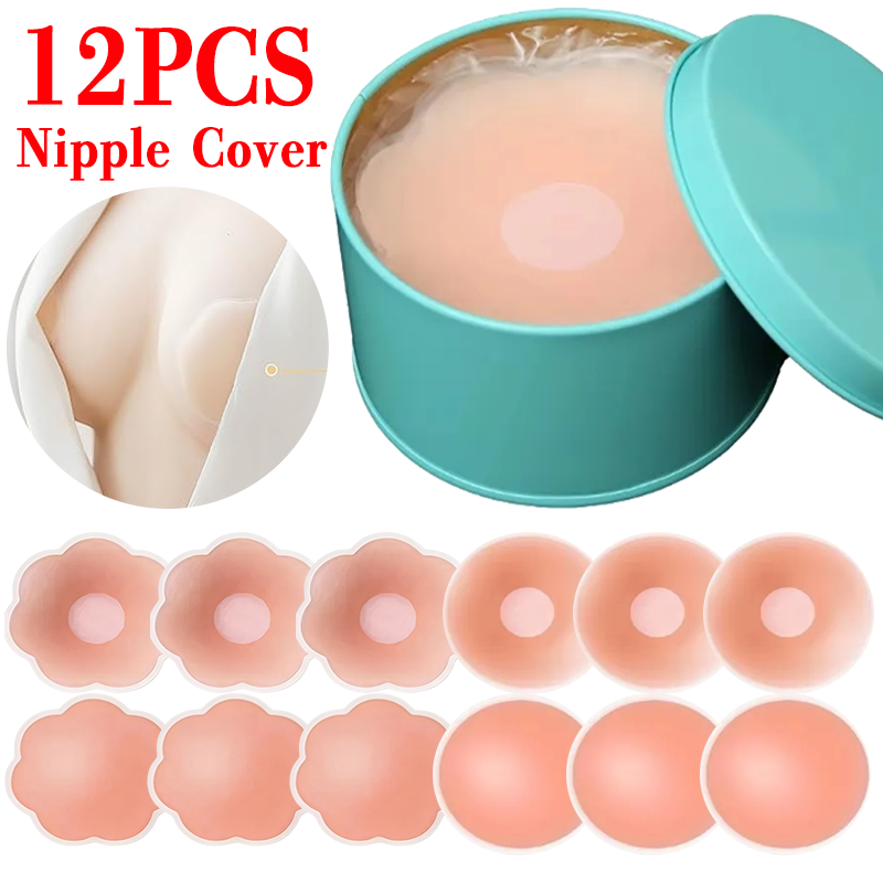 6/12PCS Invisible Self Adhesiv - Nipple Cover Pasties reseña y precio