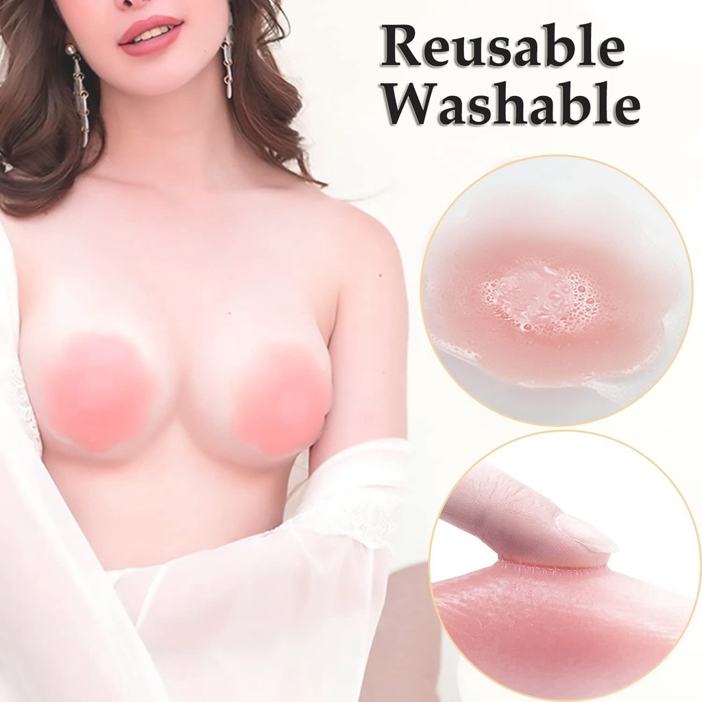 6/12PCS Invisible Self Adhesiv - Nipple Cover Pasties reseña y precio