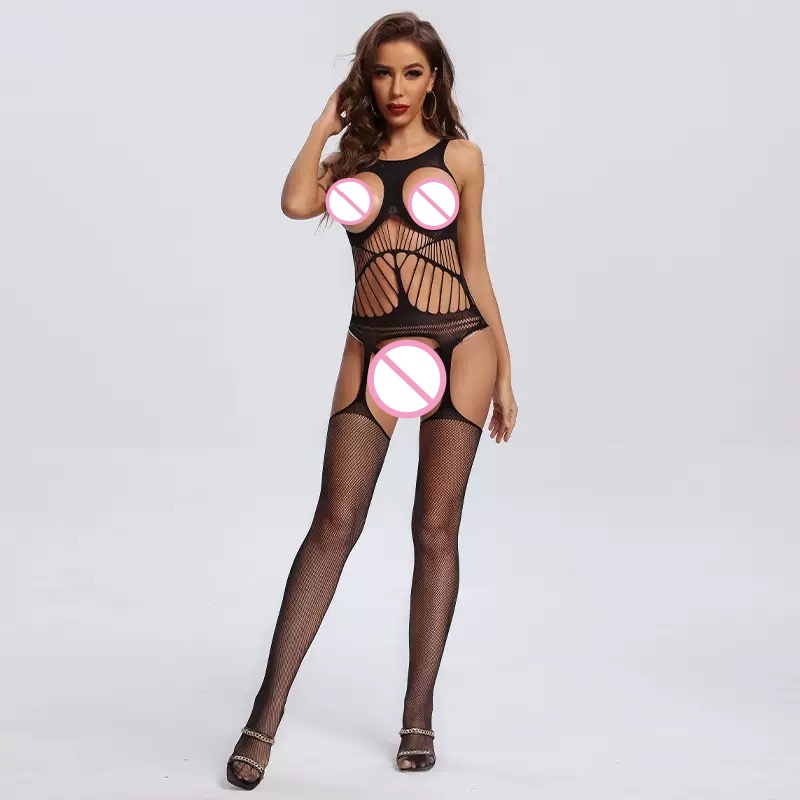 Crotchless Bodysuits Transpare - Bodystocking Fishnet reseña y precio