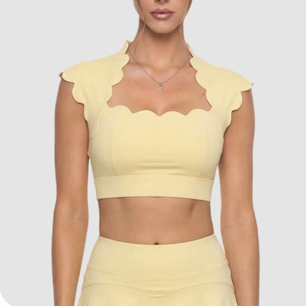Pad Wavy Women Sports Vest Yog - Sports Bra High Impact reseña y precio
