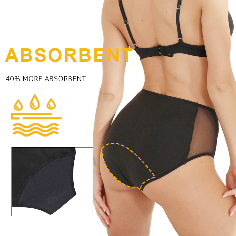 Drop shipping Women's High-wai - Period Panty Absorbent reseña y precio