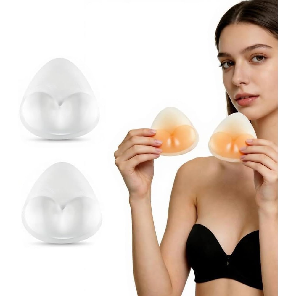 Silicone Bra Inserts, Triangle - Push Up Bra Padded reseña y precio