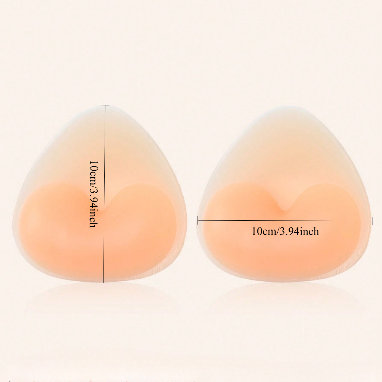 Silicone Bra Inserts, Triangle - Push Up Bra Padded reseña y precio