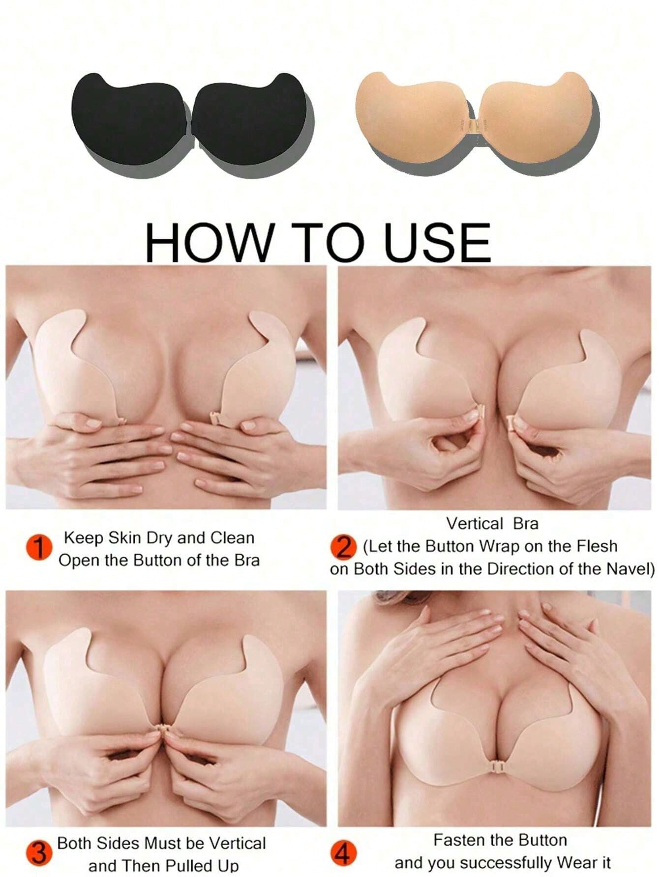 2-pack Women's Self-Adhesive I - Push Up Bra Padded reseña y precio