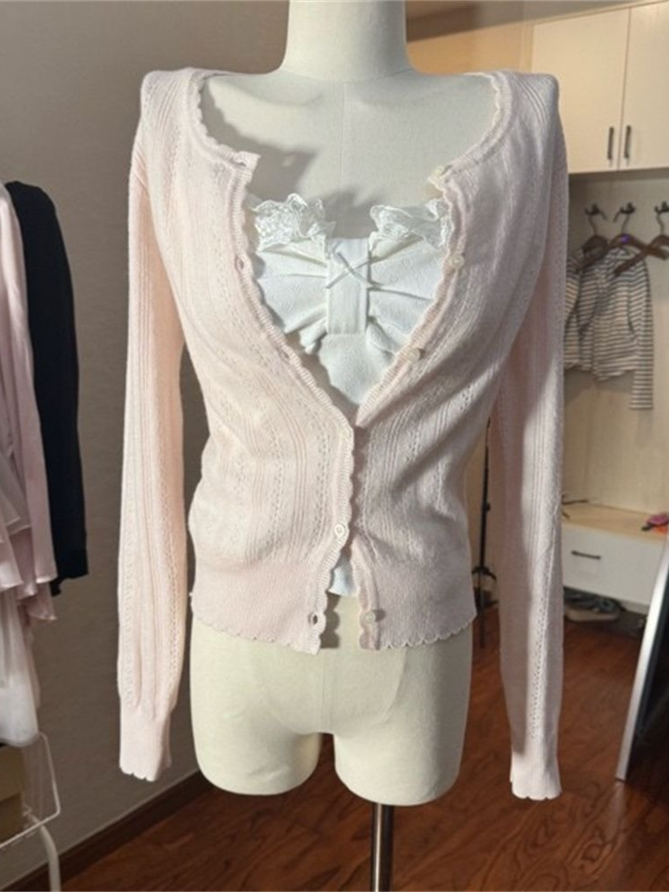 Korean Fashion Slim Fit White  - Cami Top Lace reseña y precio