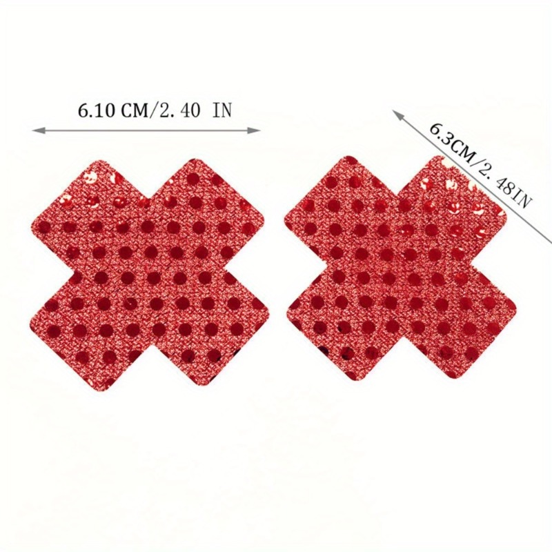 Red Cross Design Nipple Covers - Nipple Cover Pasties reseña y precio