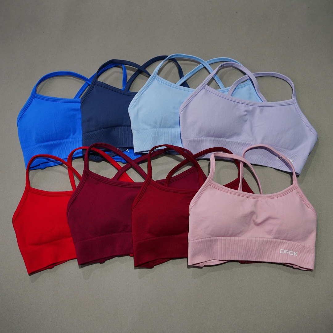 DFDK Ribbed Seamless Cross Bac - Push Up Bra Padded reseña y precio