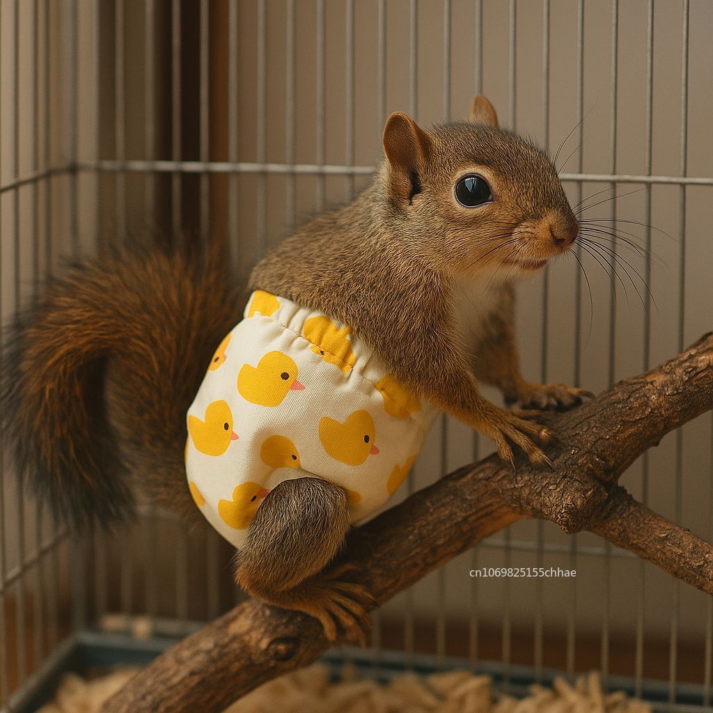 S/M Absorbent Squirrel Diapers - Period Panty Absorbent reseña y precio
