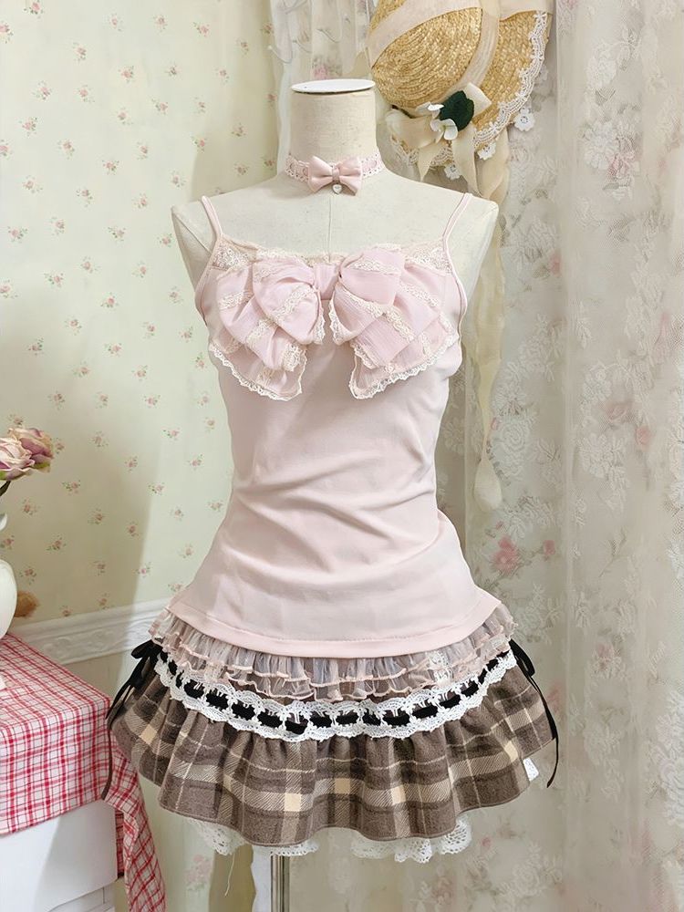 Japanese Sweet Three Piece Set - Cami Top Lace reseña y precio