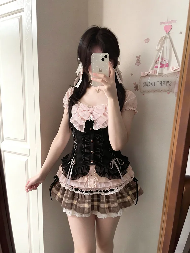 Japanese Sweet Three Piece Set - Cami Top Lace reseña y precio